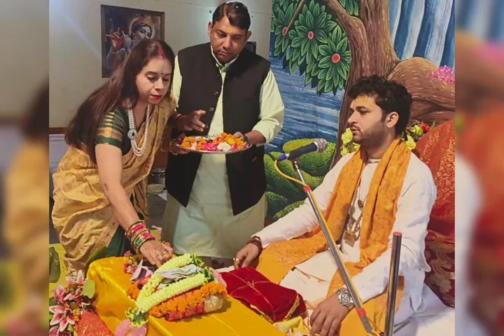 Ghaziabad: विधायक संजीव शर्मा द्वारा बद्रीनाथ धाम में आयोजित श्रीमद भागवत कथा का हुआ विधिवत समापन