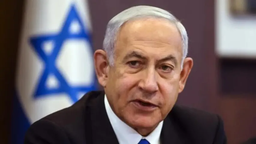 posters against Benjamin Netanyahu