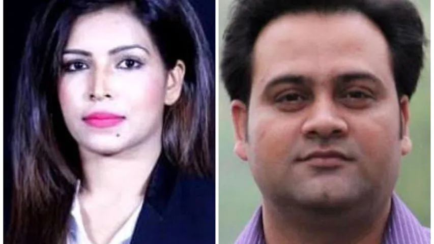 Shazia Nisar and Adarsh Jha