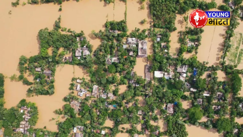 Sudden flood in Subarnarekha river in Odisha