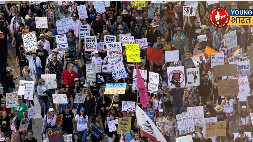 Washington Fierce protests in America against attacks on Iran