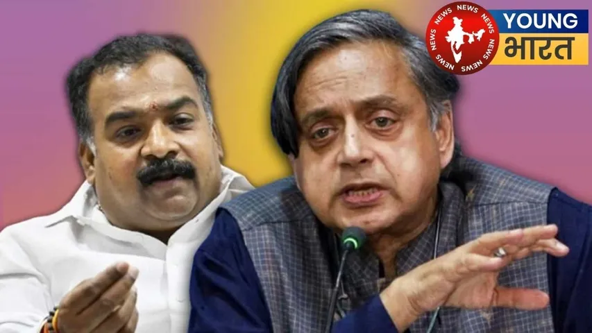 Congress MP Manickam tagore and Shashi Tharoor-4