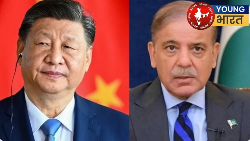 Xi Jinping and Shahbaz Sharif