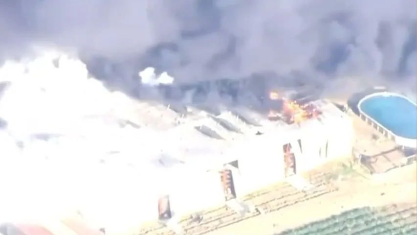 fire broke in California