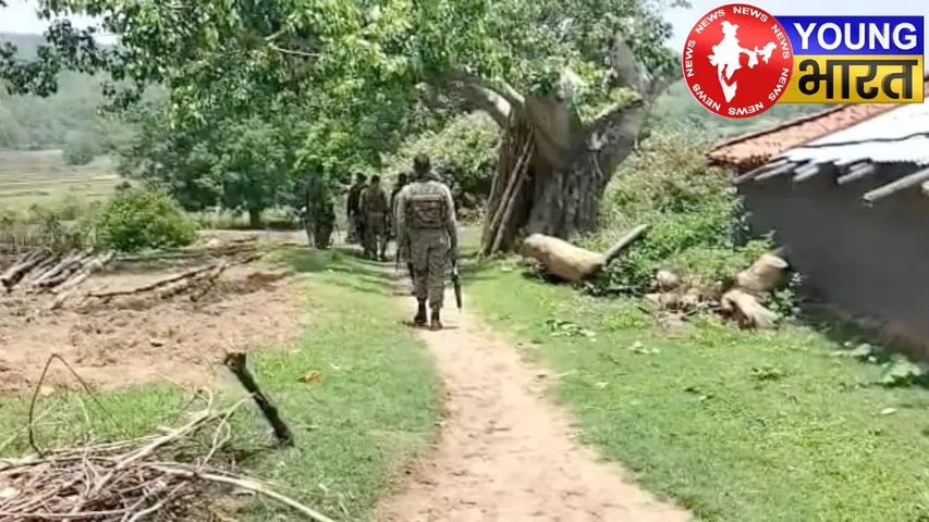 झारखंड में सुरक्षाबलों से मुठभेड़, एनकाउंटर में मारा गया नक्सली कमांडर | यंग भारत न्यूज