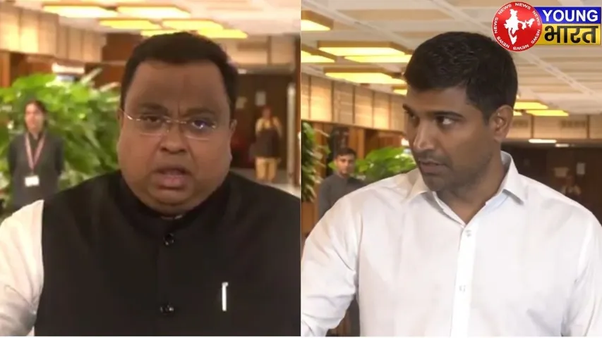 BJD MP Sasmit Patra and TDP MP Lavu Srikrishna Devavarayalu