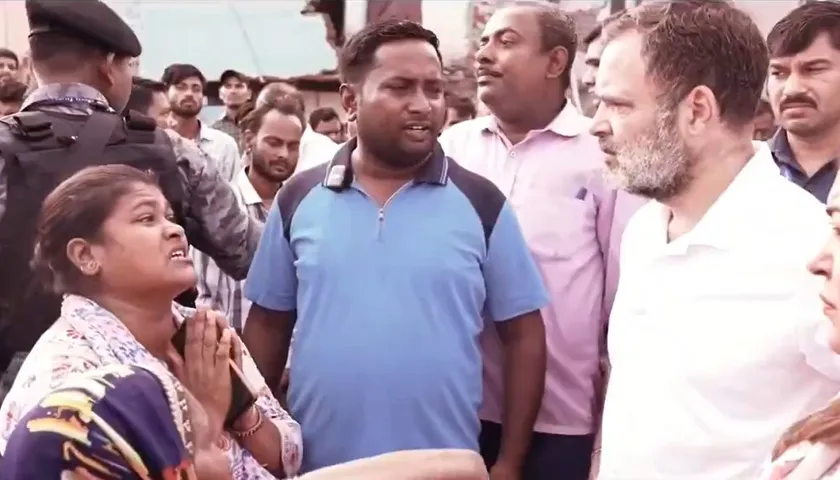 Rahul Gandhi expressed strong displeasure