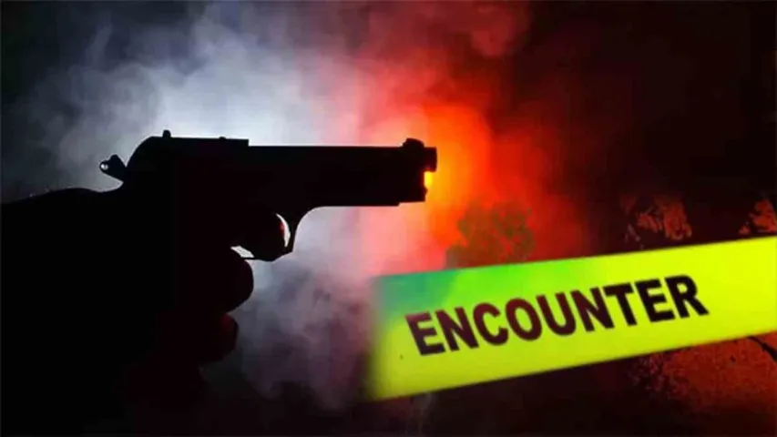 Encounter in Siwan Bihar Crime News