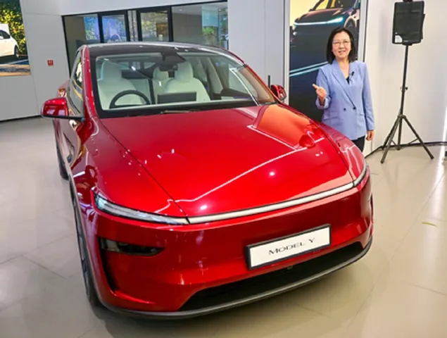 Tesla Delhi showroom
