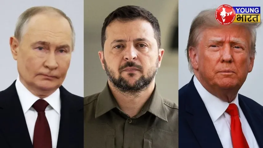 Putin Zelenski and Trump
