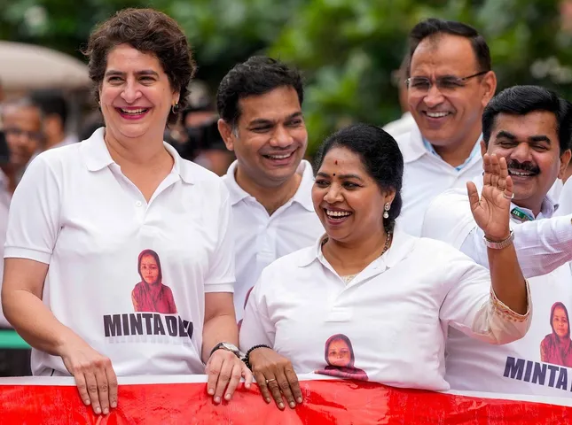 Priyanka protest