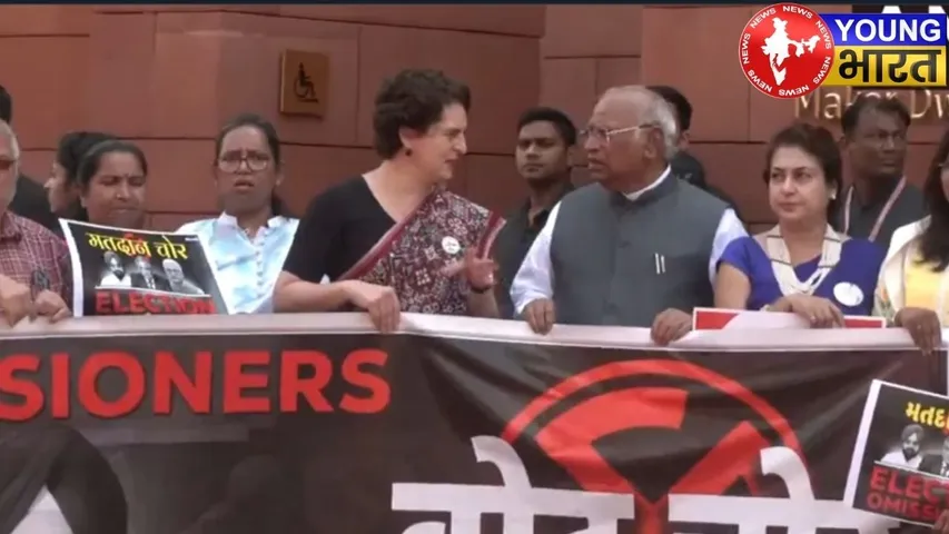 India block protest against SIR