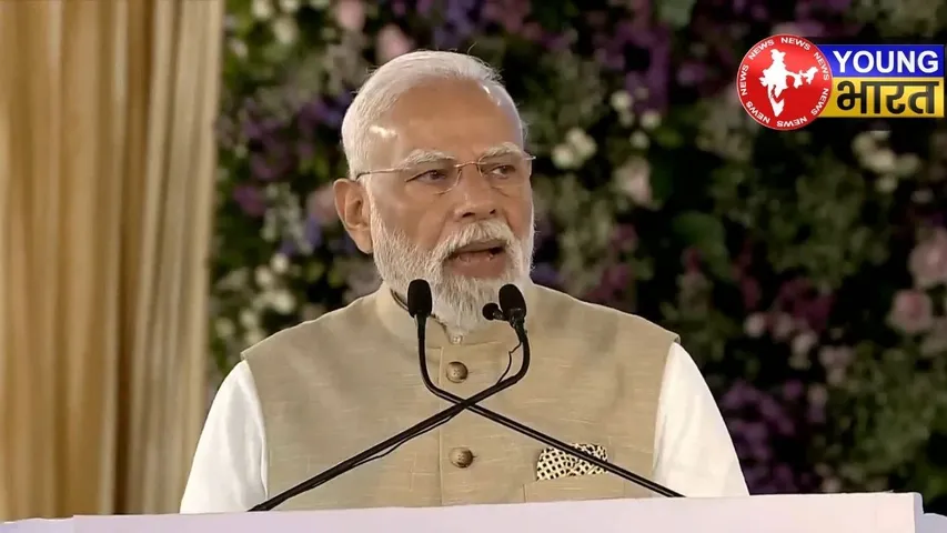 PM Modi in Hansalpur Ahmedabad