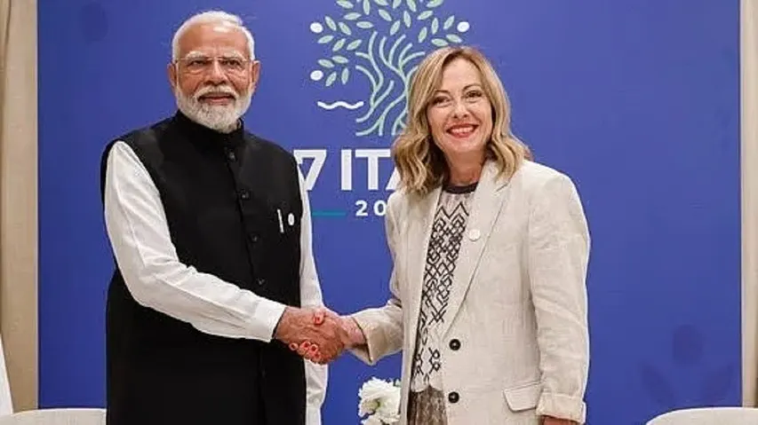 PM Modi Speaks With His Italian Counterpart Giorgia Meloni