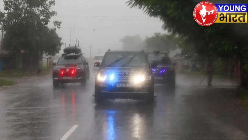 PM Modi in Manipur By Car