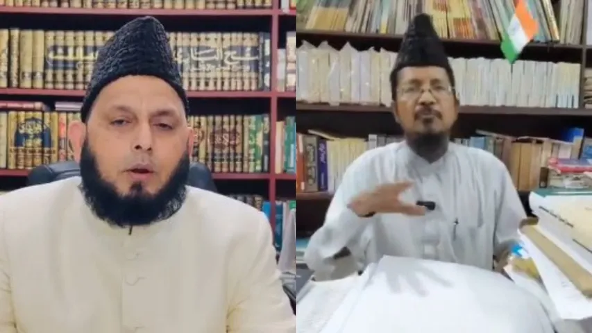 Maulana Khalid Rasheed Farangi Mahli and Shahabuddin Razvi