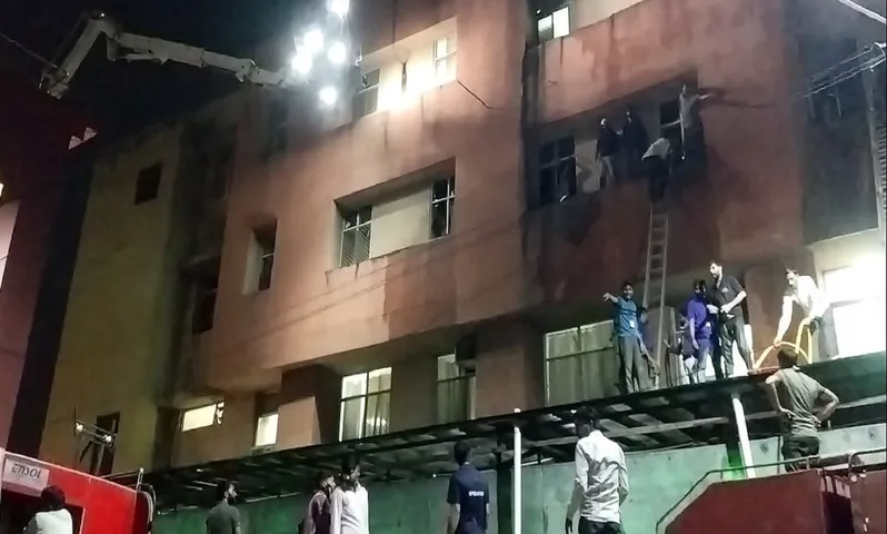Hospital fire Jaipur