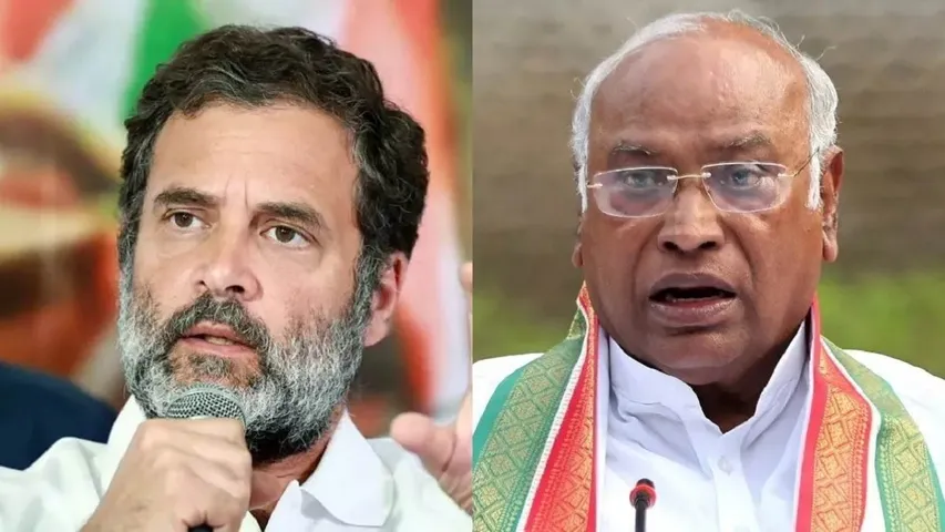 Rahul Gandhi Mallikarjun Kharge