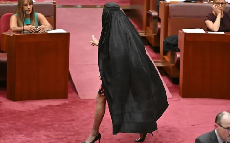 Australian MP burka controversy
