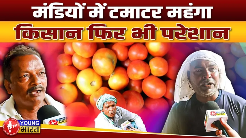 टमाटर पर महंगाई की मार, किसान फिर भी है परेशान