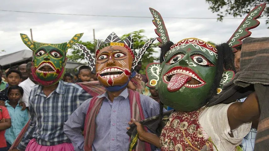 Bagpa Mask, Himalayan Region of Bengal