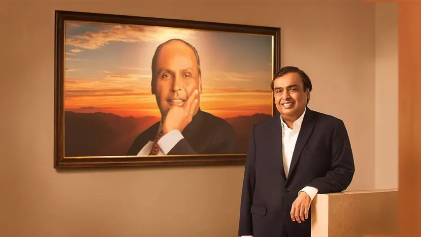 Dhirubhai Ambani & Mukesh Ambani