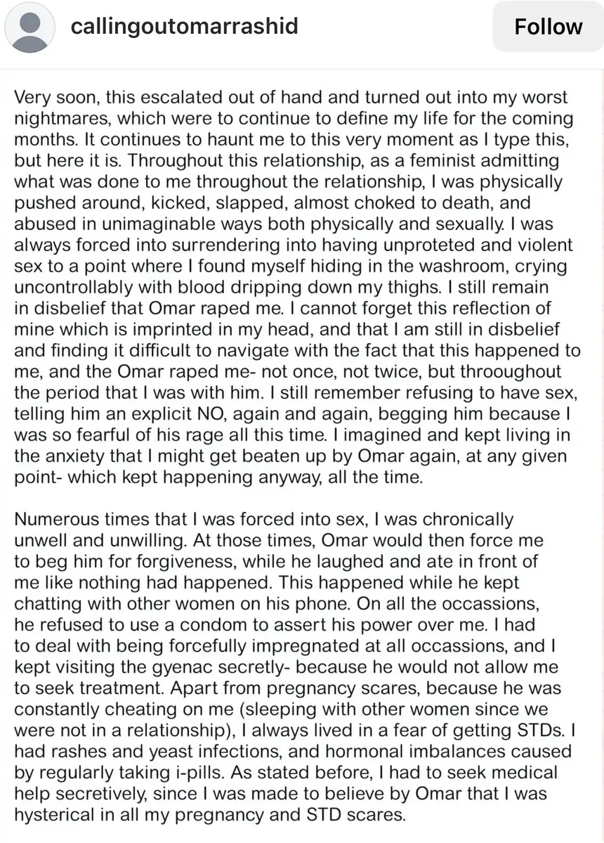 Omar Rashid sexual abuse 2