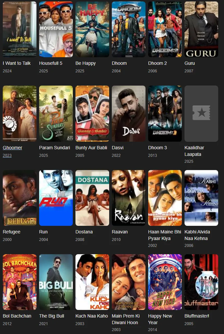abhishek bachchan movies