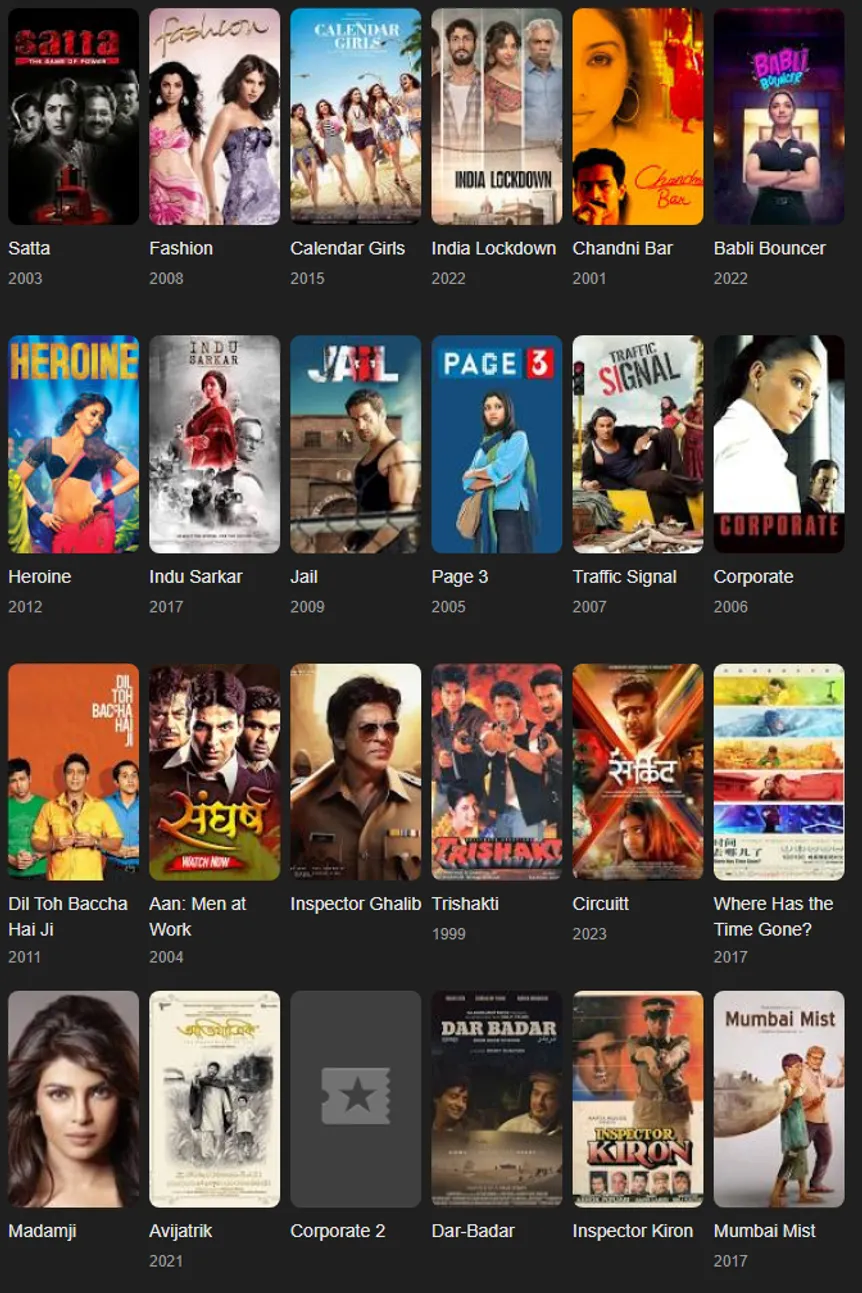 madhur bhandarkar movies