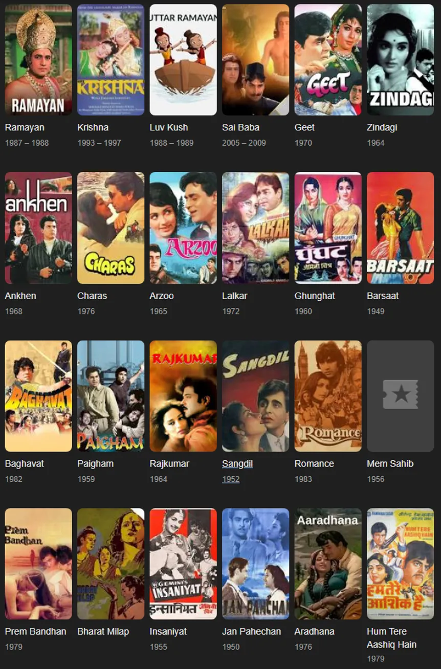 ramanand sagar movies and tv shows