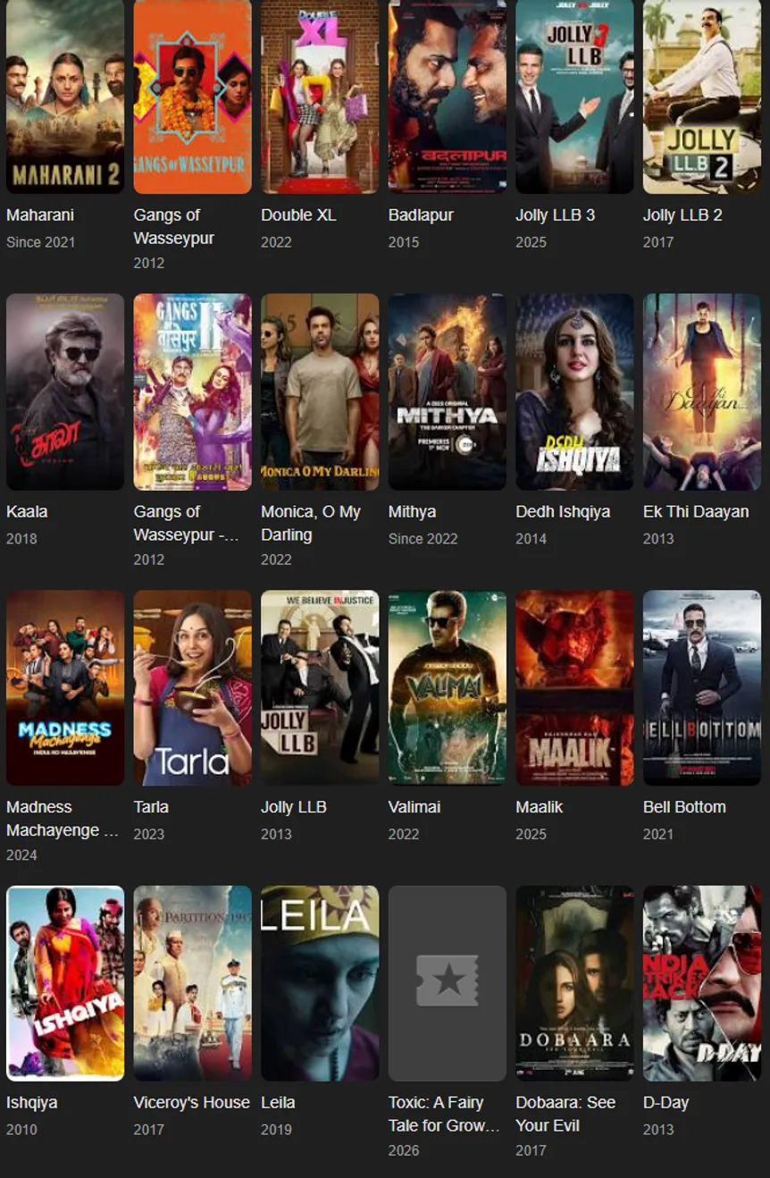 huma qureshi movies and tv shows (1)