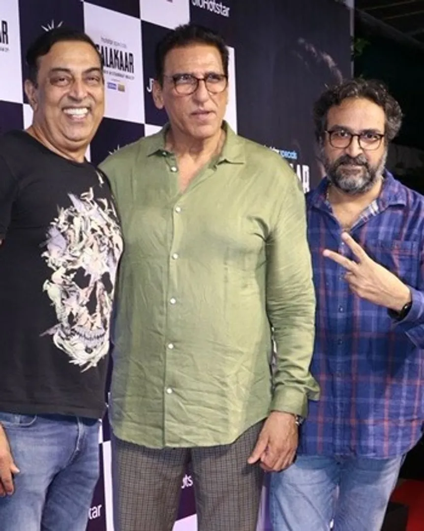 Vindu Dara Singh at Salakaar Review Event