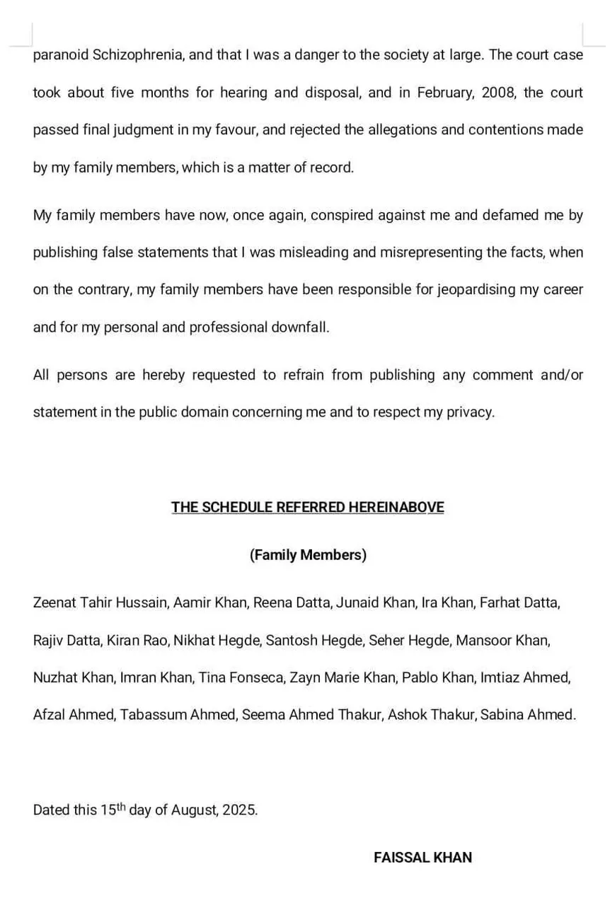 Page 2-- Public Notice by  Faissal Khan