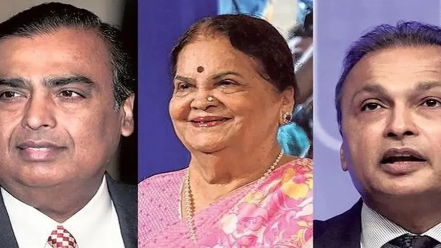 Kokilaben resolved the dispute between Mukesh and Anil Ambani)