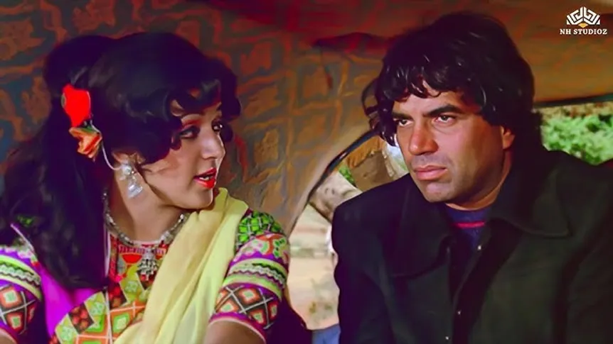 Sholay With Hema Malini and Dharmendra