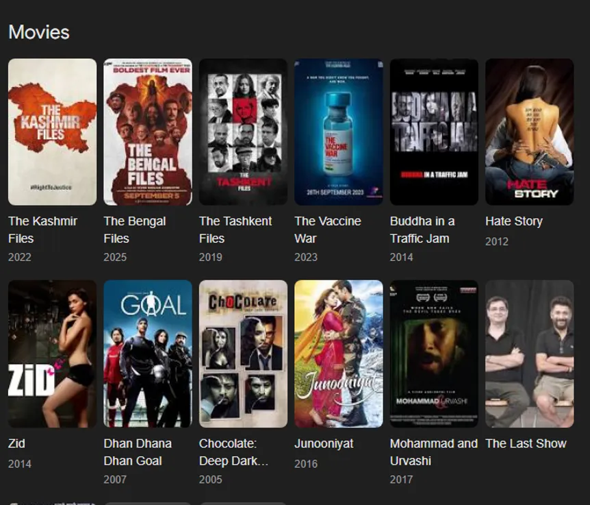 vivek agnihotri movies