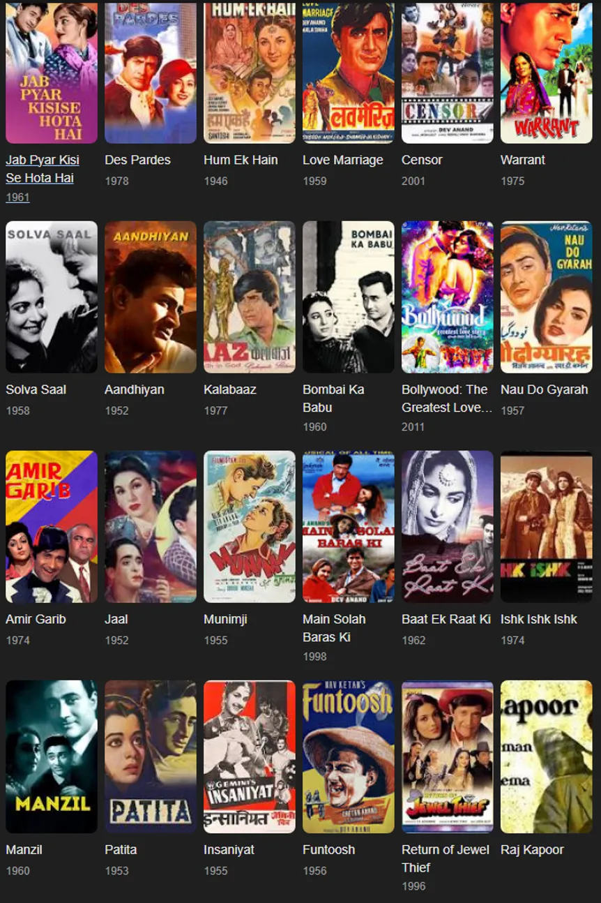 Dev Anand movies (2)