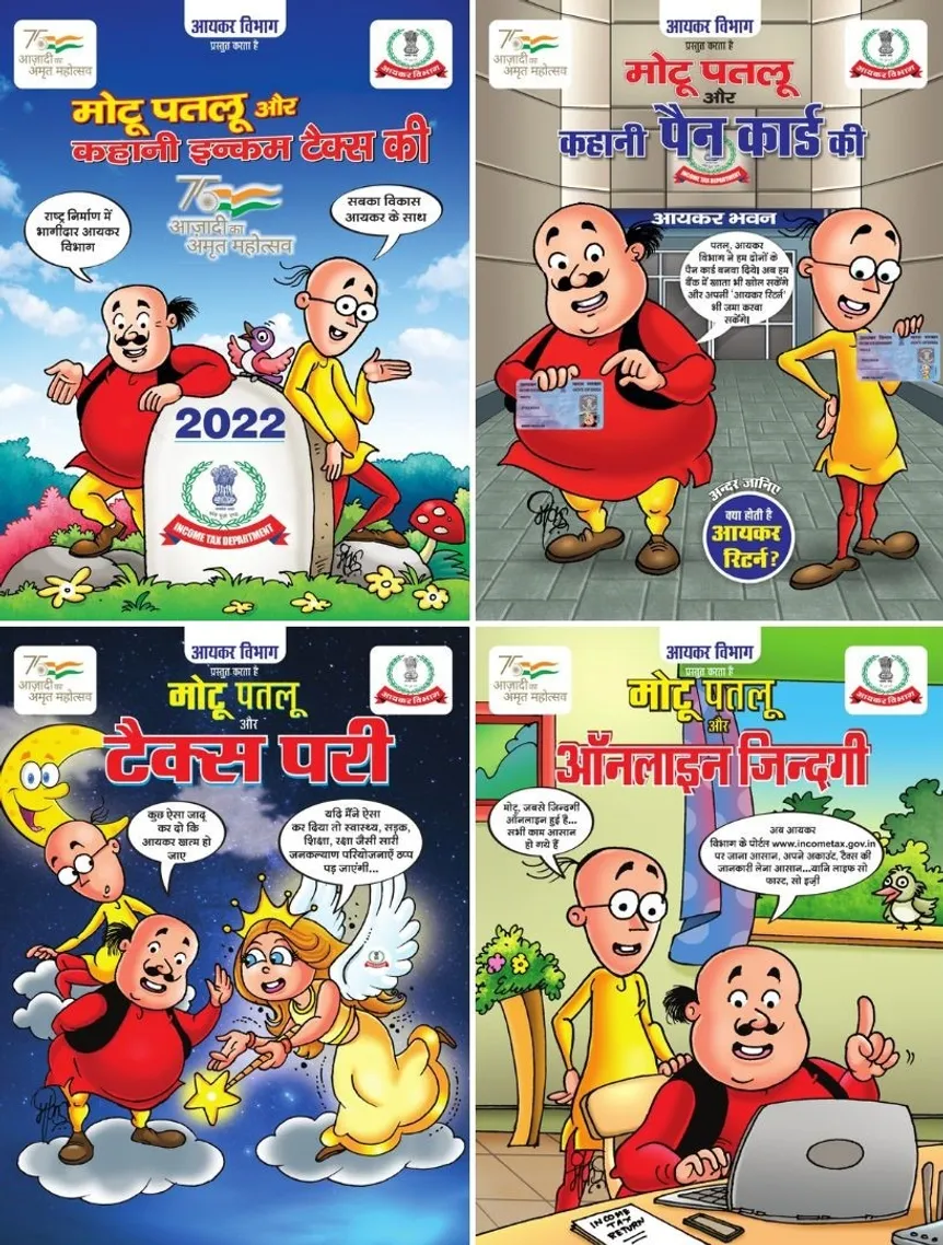 Motu Patlu to become children tax teachers a new initiative by CBSE and Income Tax Department (1)