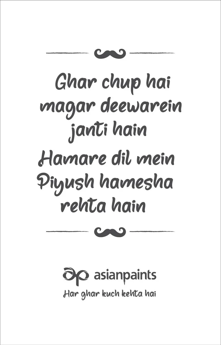 Asian Paints Piyush Pandey ad