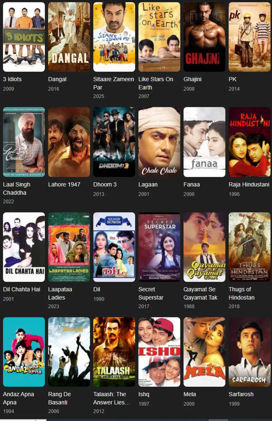 aamir khan movies