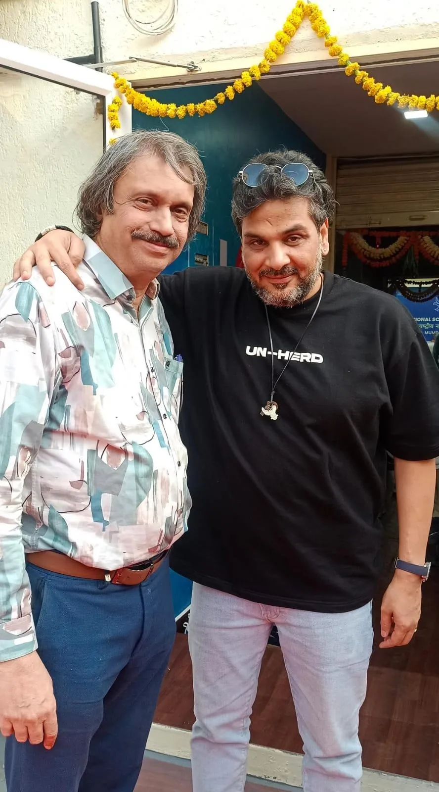 Top Casting Director Mukesh Chhabra  ( right) with Chaitanya Padukone