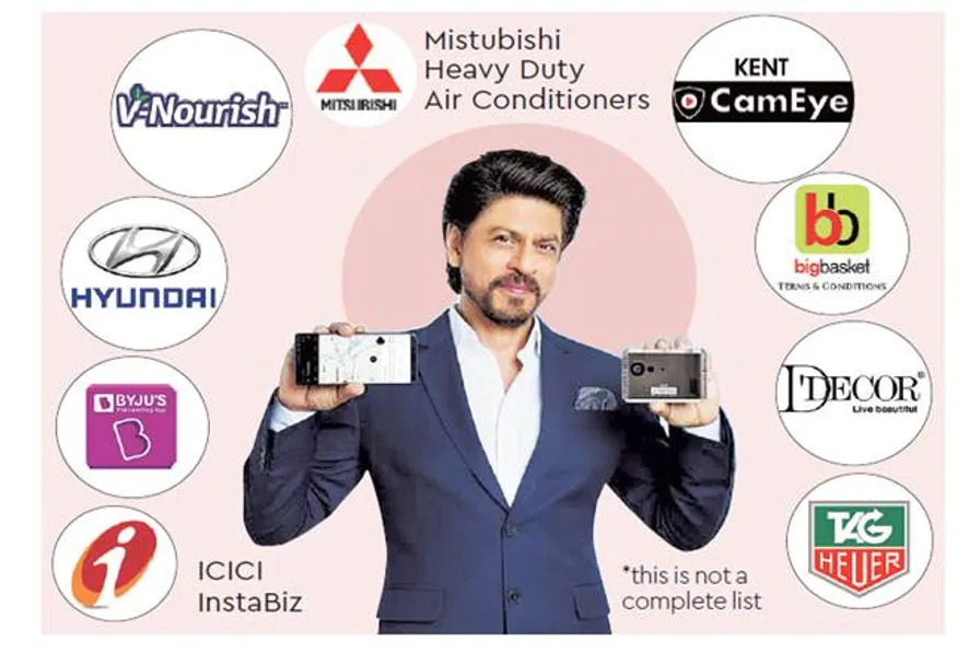 shah rukh khan brand endorsements