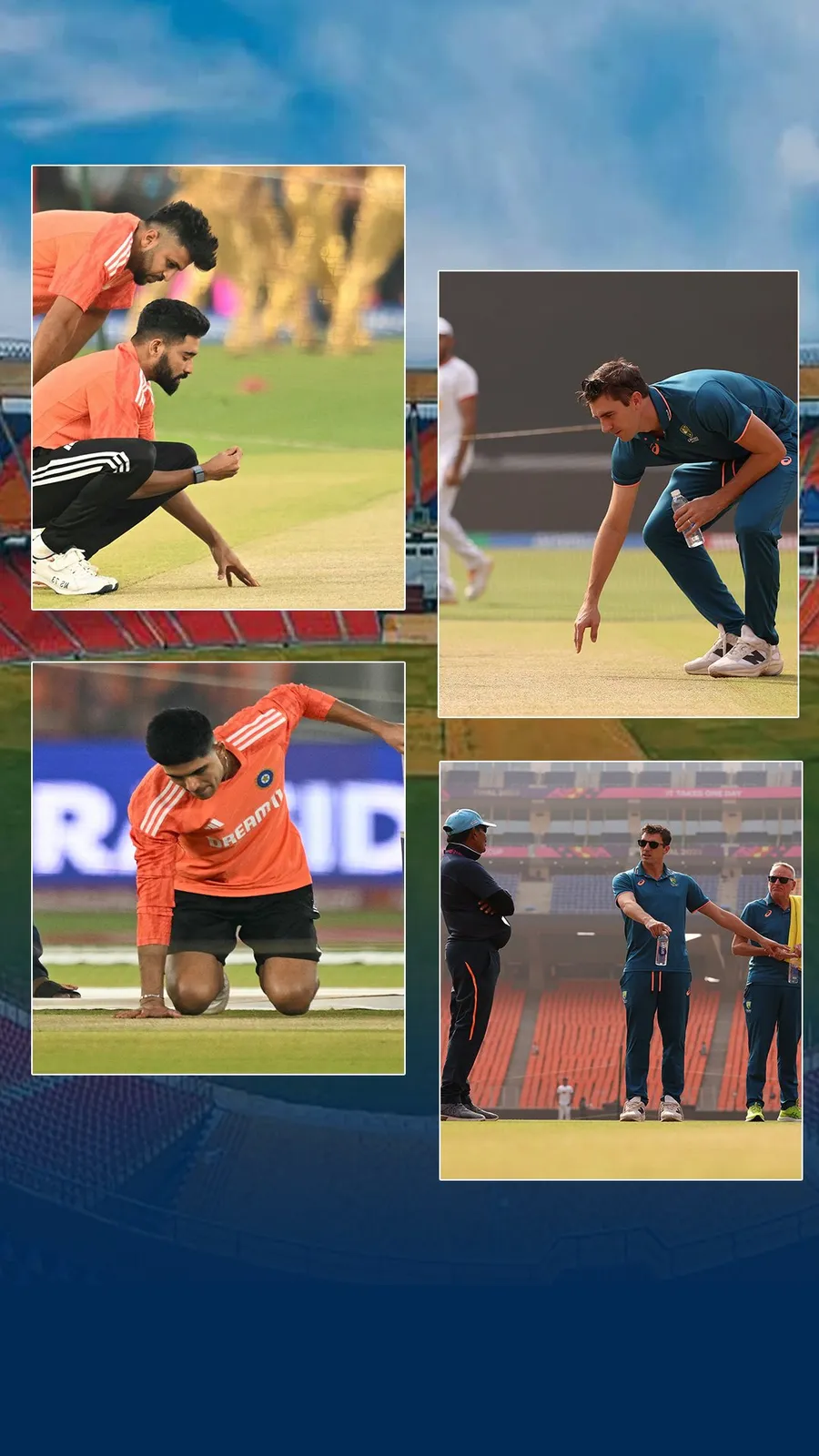 <p>The pitch at the Narendra Modi Stadium is known to favour batters, however, spinners often find support from the pitch. In the four World Cup matches played here, the chasing team won thrice.</p>