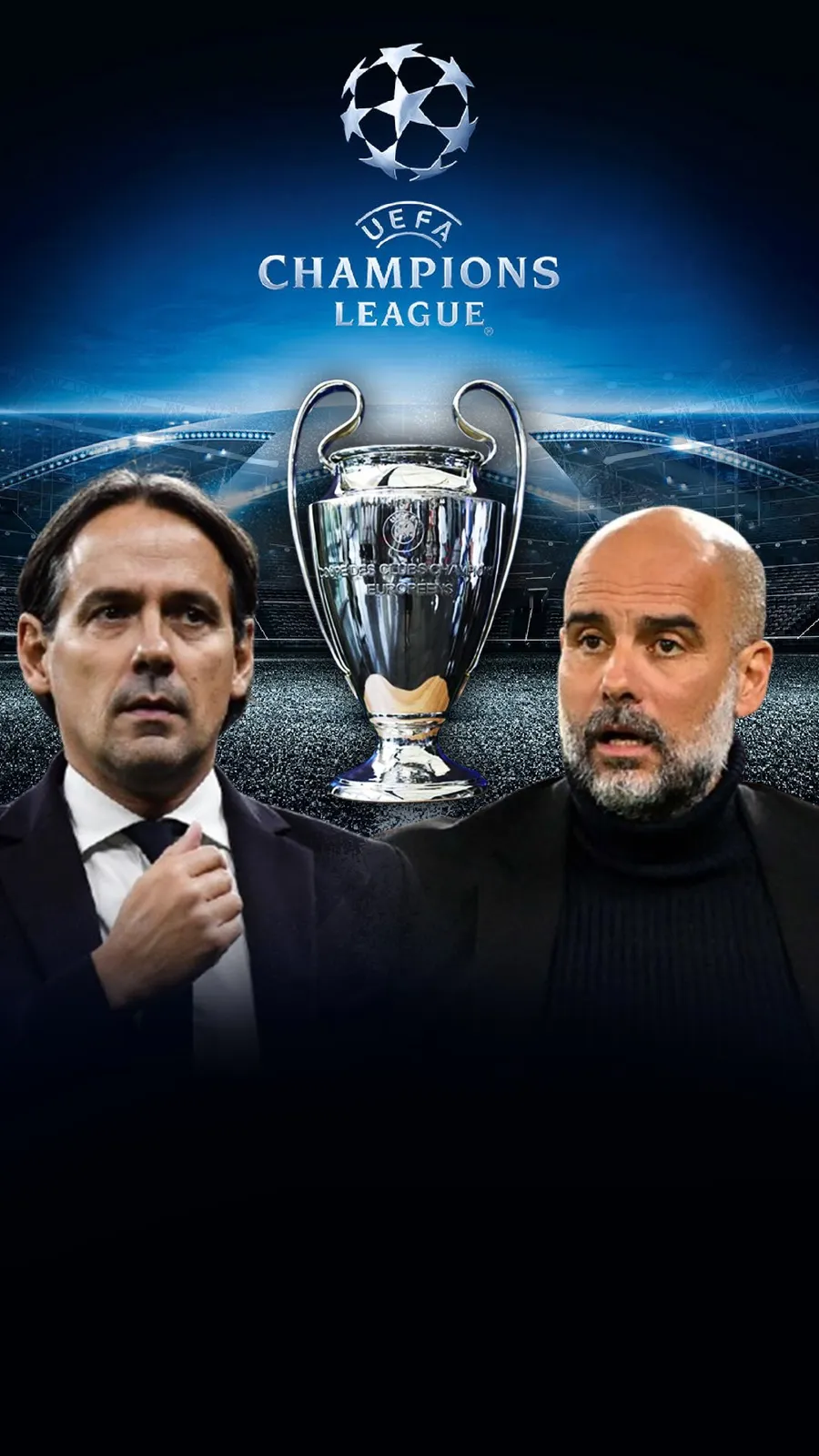 <p><strong>Manchester City vs Inter Milan</strong></p>