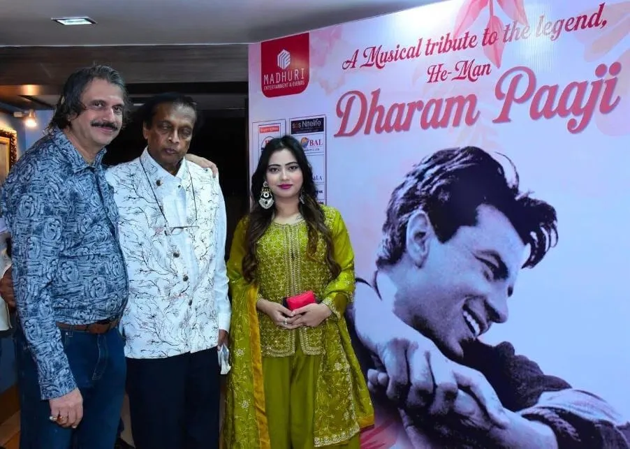 Sr journalist Chaitanya Padukone,Ashok Shekhar with actress-model Subhati Das