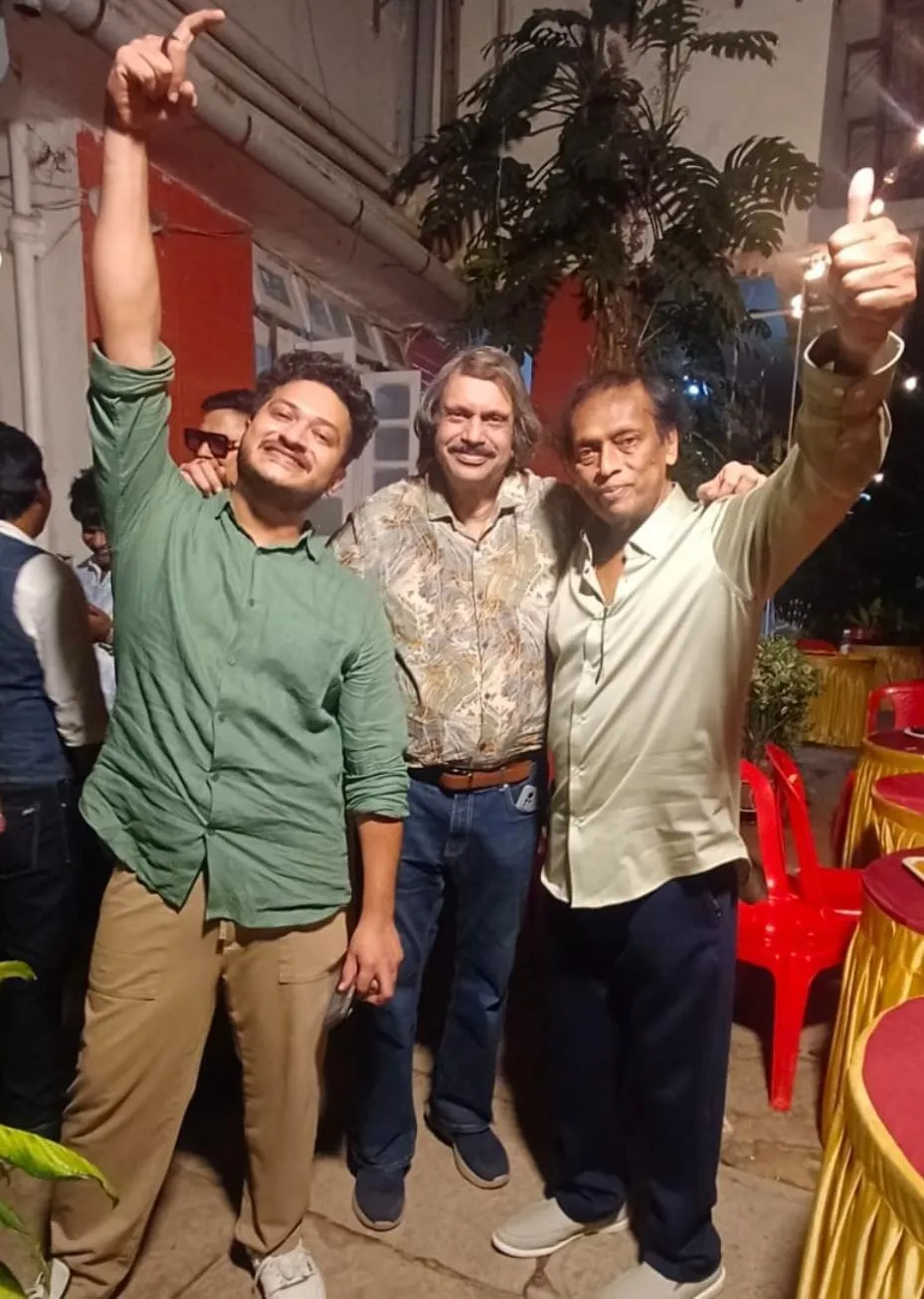 Advtg professional Vishal A. Shekhar, Chaitanya Padukone and Ashok Shekhar