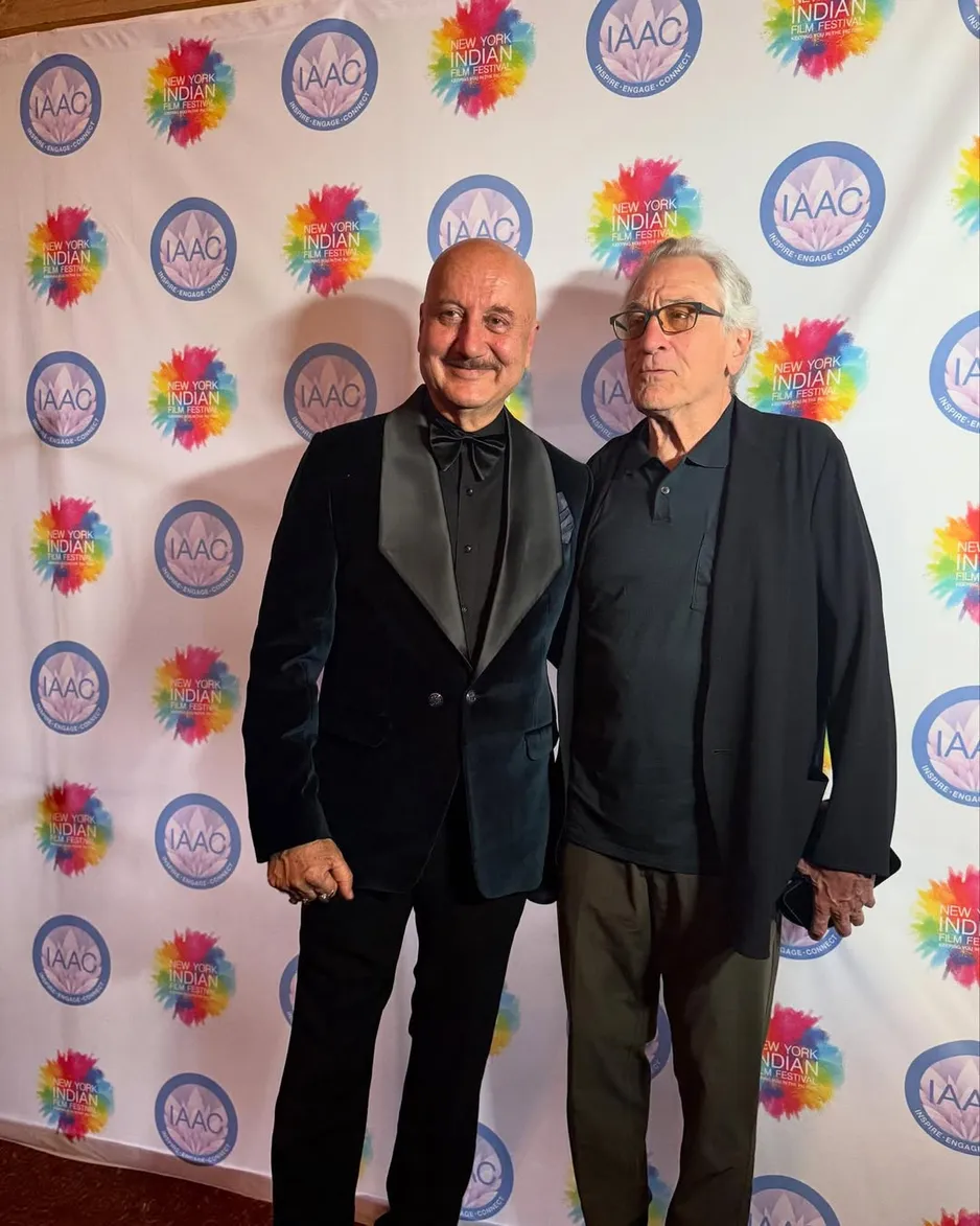 Anupam Kher and Robert De Niro