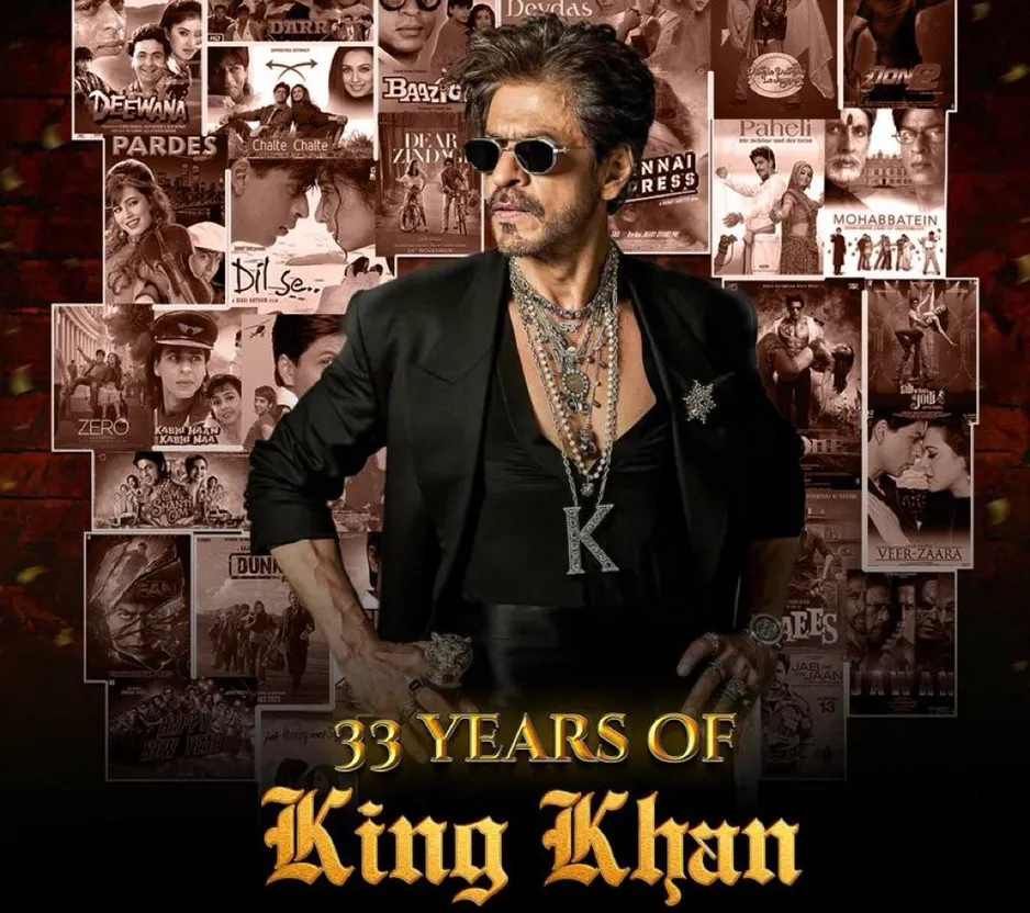Shah Rukh Khan Completed 33 Year In Bollywood