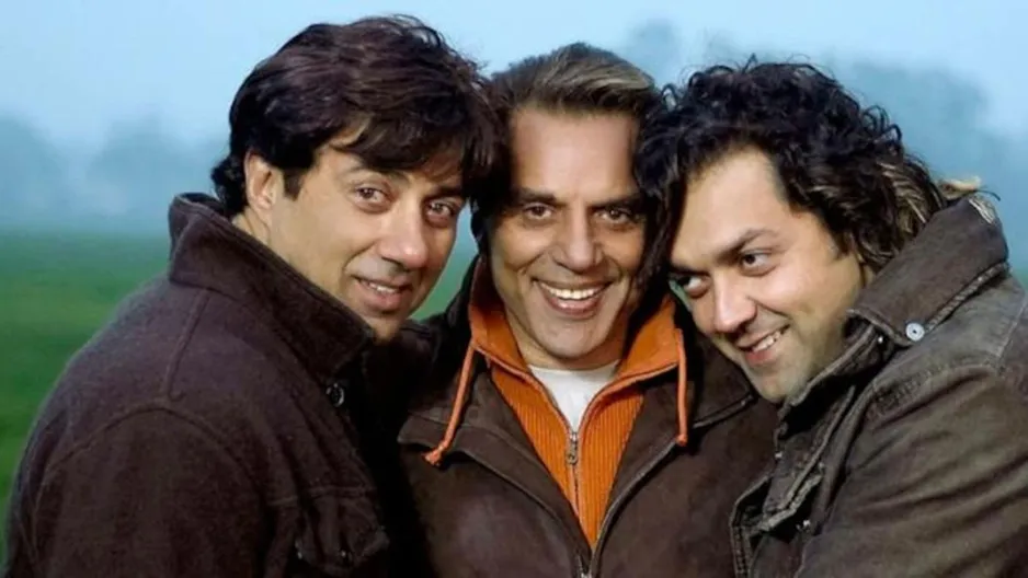 Dharmendra Sunny Deol and Bobby Deol