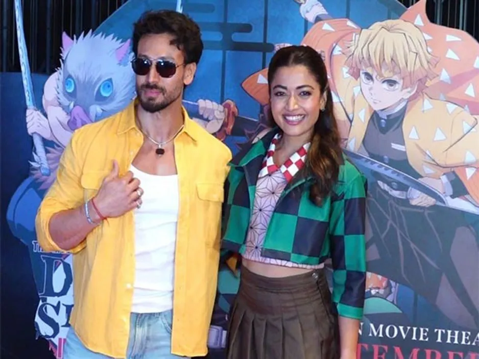 Rashmika Mandanna and Tiger Shroff